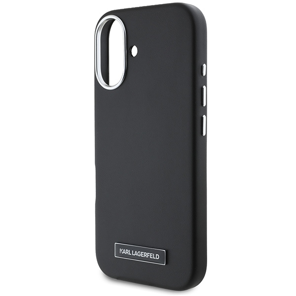 iTok webáruház - Karl Lagerfeld Karl Lagerfeld FW Metal Plate MagSafe tok iPhone 16 Plus készülékhez (fekete) 6 Karl Lagerfeld FW Metal Plate MagSafe iPhone 16 Plus Case (fekete)