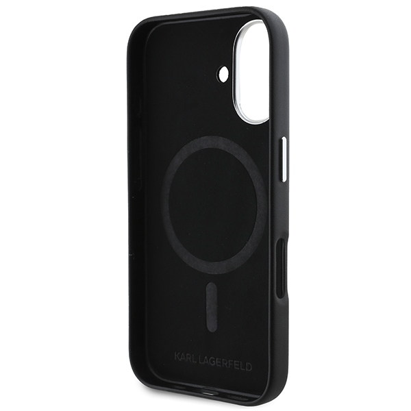 iTok webáruház - Karl Lagerfeld Karl Lagerfeld FW Metal Plate MagSafe tok iPhone 16 Plus készülékhez (fekete) 7 Karl Lagerfeld FW Metal Plate MagSafe iPhone 16 Plus Case (fekete)