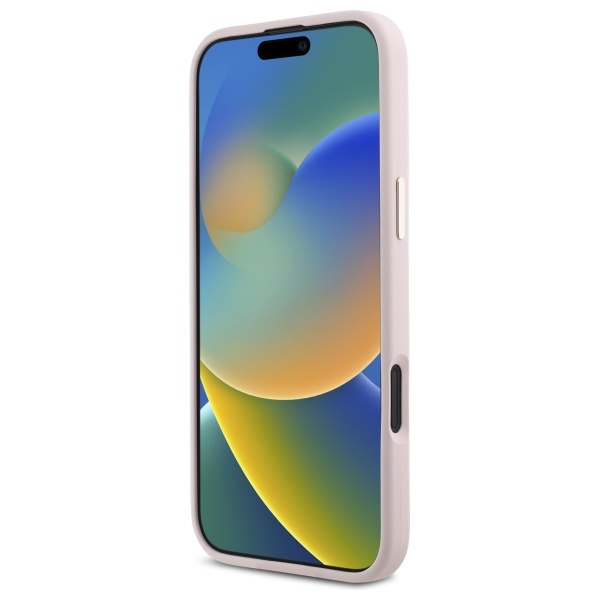 iTok webáruház - Guess Guess Silicone Script Metal Logo & Frame iPhone 16 Plus tok (rózsaszín) 5 Guess Silicone Script Metal Logo & Frame iPhone 16 Plus Case (rózsaszín)