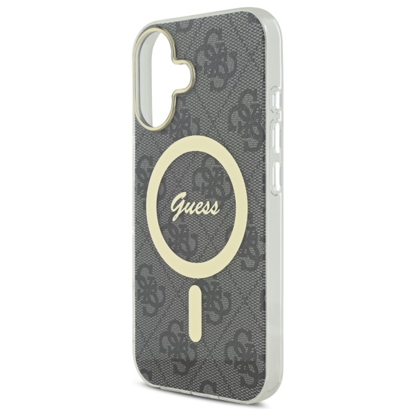iTok webáruház - Guess Guess IML 4G MagSafe tok iPhone 16 Plus készülékhez (fekete) 6 Guess IML 4G MagSafe Case for iPhone 16 Plus (fekete)
