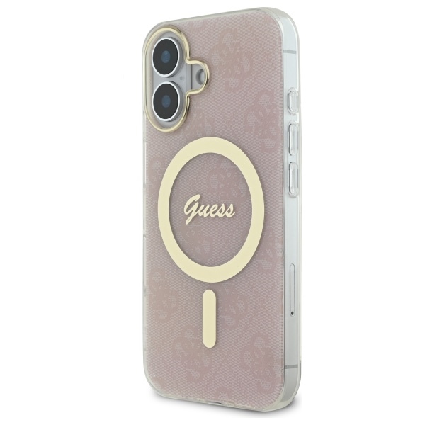 iTok webáruház - Guess Guess IML 4G MagSafe tok iPhone 16 Plus készülékhez (rózsaszín) 2 Guess IML 4G MagSafe iPhone 16 Plus Case (rózsaszín)