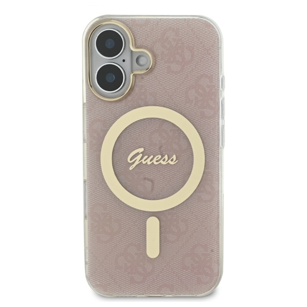 iTok webáruház - Guess Guess IML 4G MagSafe tok iPhone 16 Plus készülékhez (rózsaszín) 3 Guess IML 4G MagSafe iPhone 16 Plus Case (rózsaszín)