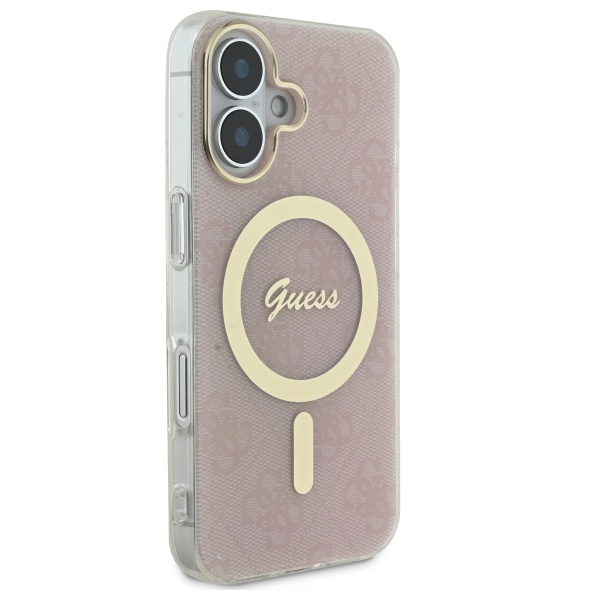 iTok webáruház - Guess Guess IML 4G MagSafe tok iPhone 16 Plus készülékhez (rózsaszín) 4 Guess IML 4G MagSafe iPhone 16 Plus Case (rózsaszín)