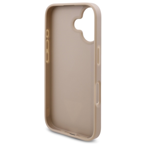 iTok webáruház - Guess Guess New 4G Triangle tok iPhone 16 Plus készülékhez (fehér) 7 Guess New 4G Triangle Case for iPhone 16 Plus (fehér)
