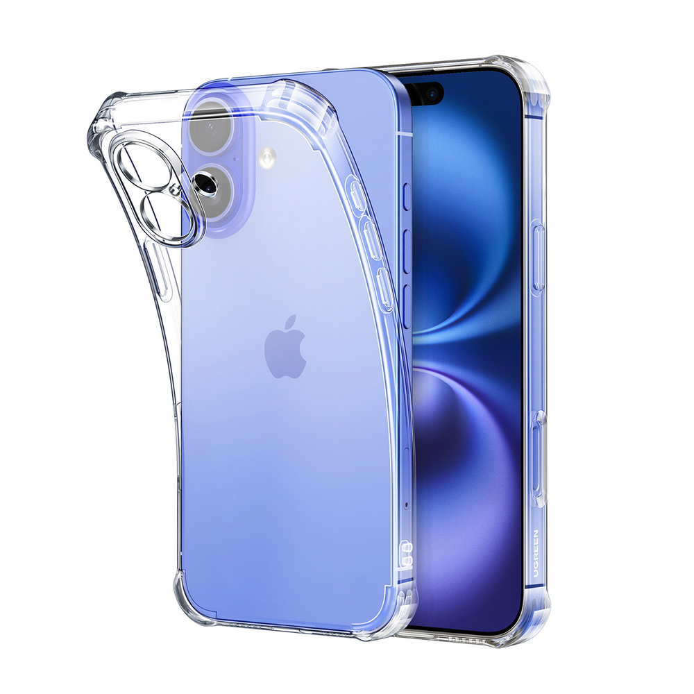 iTok webáruház - Ugreen Ugreen Bright Cushion CA101 tok iPhone 16 Plushoz (átlátszó) 2 Ugreen Bright Cushion CA101 Case for iPhone 16 Plus (átlátszó)
