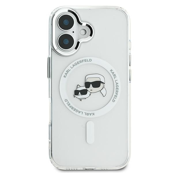 iTok webáruház - Karl Lagerfeld Karl Lagerfeld IML Metal Karl&Choupette Head MagSafe tok iPhone 16 Plus készülékhez (fehér) 3 Karl Lagerfeld IML Metal Karl&Choupette Head MagSafe Case for iPhone 16 Plus (fehér)