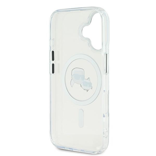 iTok webáruház - Karl Lagerfeld Karl Lagerfeld IML Metal Karl&Choupette Head MagSafe tok iPhone 16 Plus készülékhez (fehér) 7 Karl Lagerfeld IML Metal Karl&Choupette Head MagSafe Case for iPhone 16 Plus (fehér)