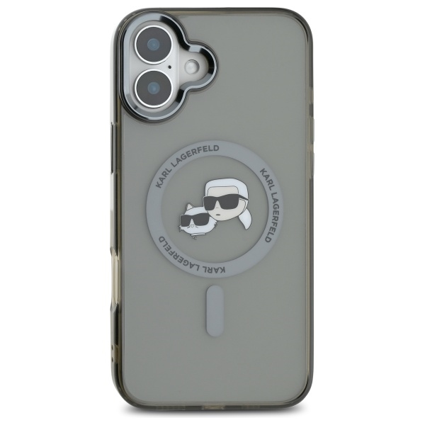 iTok webáruház - Karl Lagerfeld Karl Lagerfeld IML Metal Karl&Choupette Head MagSafe tok iPhone 16 Plus készülékhez (fekete) 3 Karl Lagerfeld IML Metal Karl&Choupette Head MagSafe Case for iPhone 16 Plus (fekete)