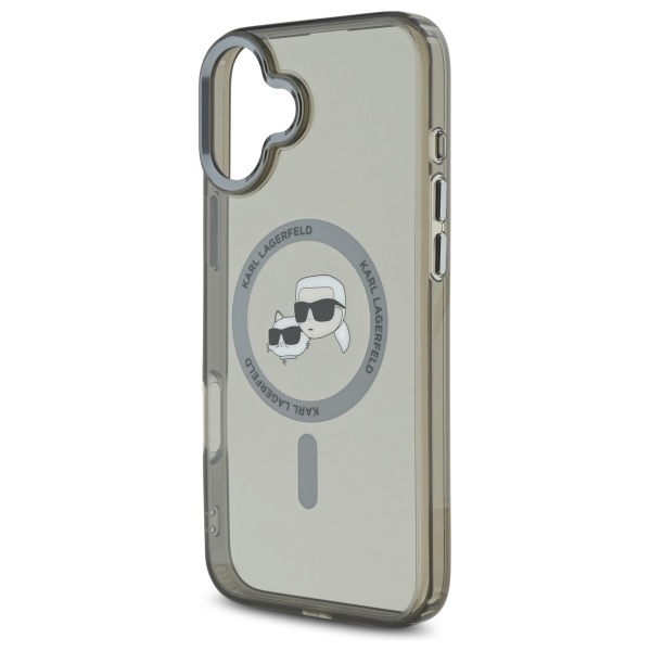 iTok webáruház - Karl Lagerfeld Karl Lagerfeld IML Metal Karl&Choupette Head MagSafe tok iPhone 16 Plus készülékhez (fekete) 6 Karl Lagerfeld IML Metal Karl&Choupette Head MagSafe Case for iPhone 16 Plus (fekete)