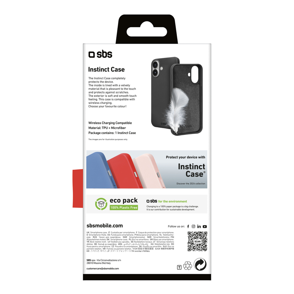 iTok webáruház - SBS SBS Instinct tok iPhone 16 Plus készülékhez (fekete) 3 SBS Instinct Case for iPhone 16 Plus (fekete)