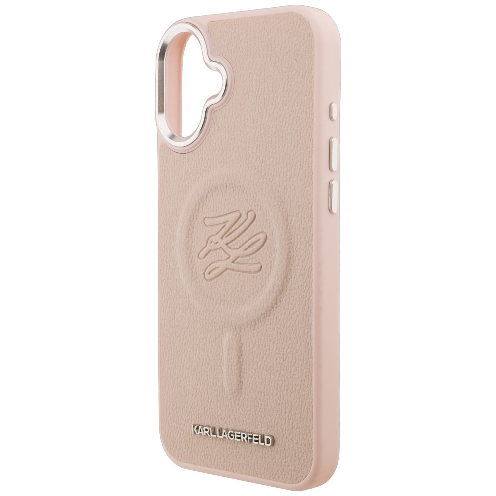 iTok webáruház - Karl Lagerfeld Karl Lagerfeld Initial & Metal Logo MagSafe tok iPhone 16 Plus készülékhez (rózsaszín) 6 Karl Lagerfeld Initial & Metal Logo MagSafe Case for iPhone 16 Plus (rózsaszín)