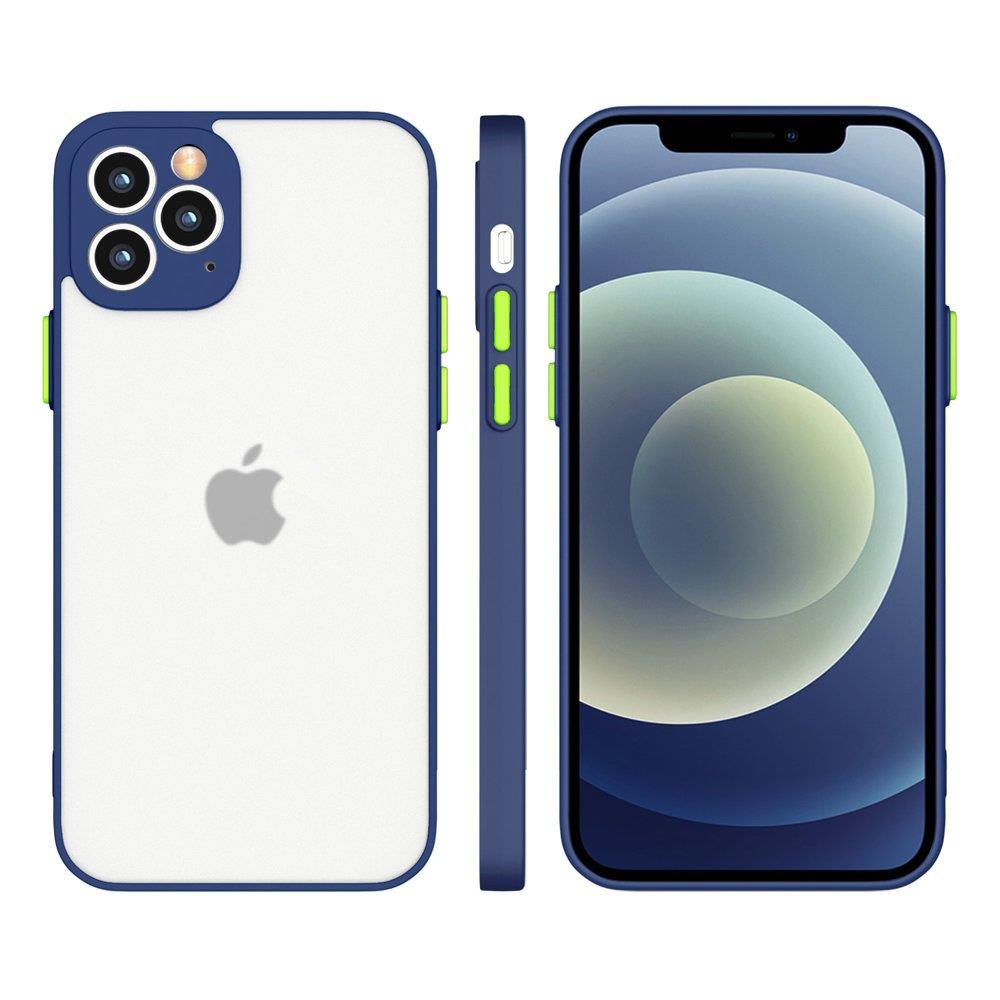 iTok webáruház - Hurtel Milky Case szilikon tok Samsung Galaxy S21+ 5G (S21 Plus 5G) készülékhez, sötétkék 1 Milky Case silicone flexible translucent case for Samsung Galaxy S21+ 5G (S21 Plus 5G) navy blue
