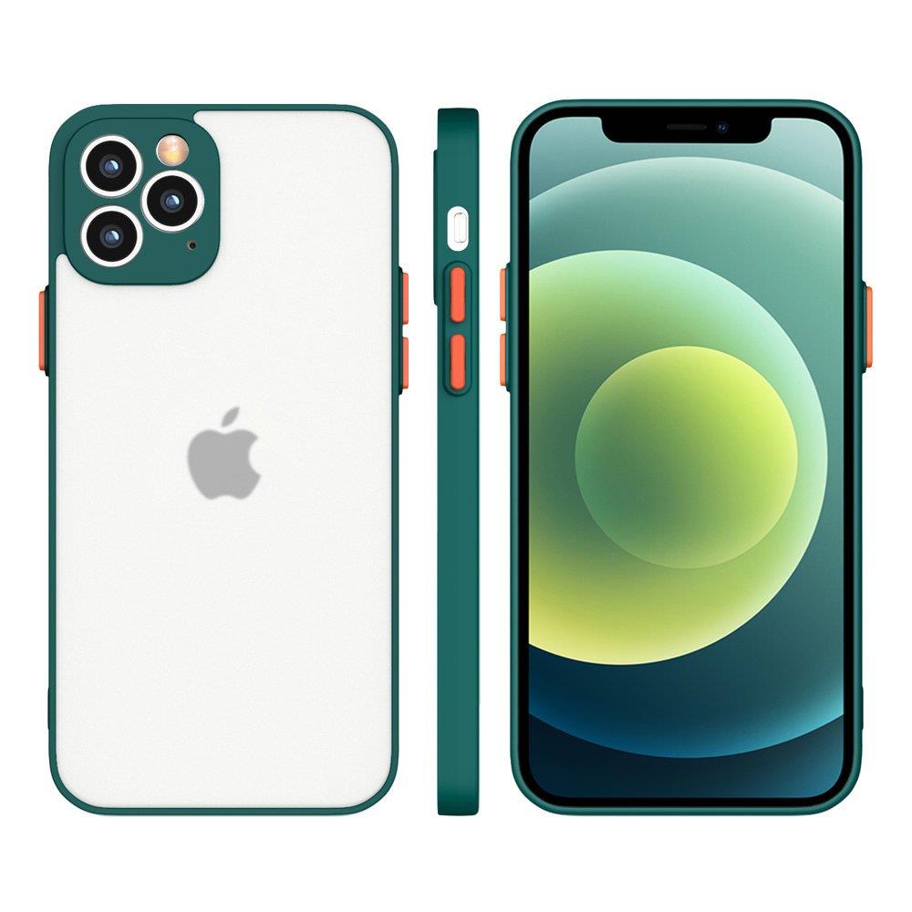 iTok webáruház - Hurtel Milky Case szilikon tok Samsung Galaxy S21+ 5G készülékhez, sötétzöld 1 Milky Case silicone flexible translucent case for Samsung Galaxy S21+ 5G (S21 Plus 5G) dark green