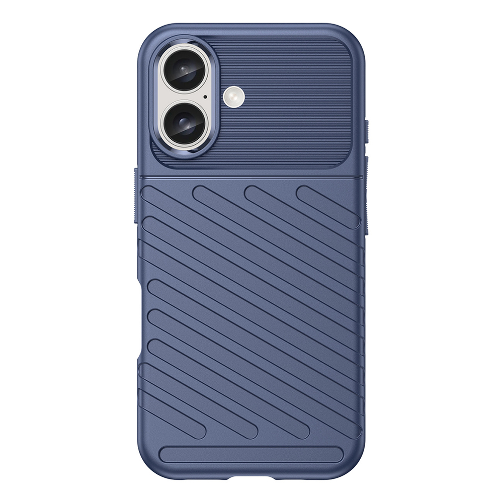 iTok webáruház - Hurtel Thunder Case szilikon tok iPhone 16-hoz (kék) 2 Thunder Case for iPhone 16 Silicone Case (kék)