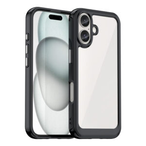 Outer Space Case hibrid tok iPhone 16 készülékhez (fekete)