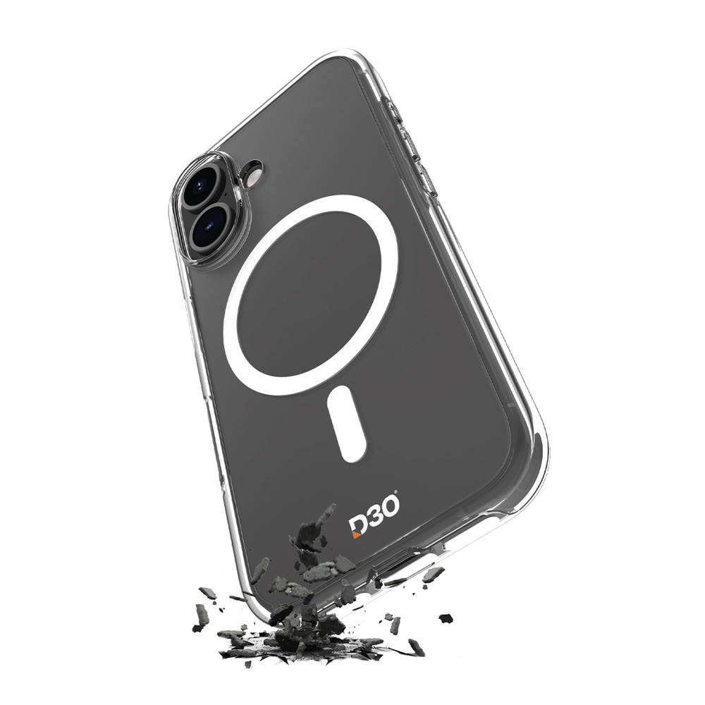 iTok webáruház - Puro Puro Impact Clear D3O MagSafe szilikon tok iPhone 16 készülékhez (átlátszó) 1 Puro Impact Clear D3O MagSafe Silicone Case for iPhone 16 (átlátszó)