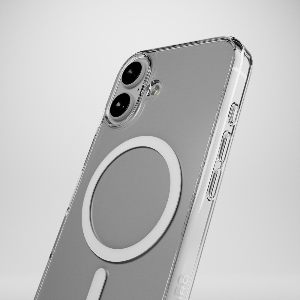 iTok webáruház - Puro Puro Impact Clear D3O MagSafe szilikon tok iPhone 16 készülékhez (átlátszó) 8 Puro Impact Clear D3O MagSafe Silicone Case for iPhone 16 (átlátszó)