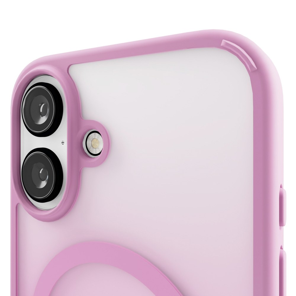 iTok webáruház - Puro Puro Gradient MagSafe szilikon tok iPhone 16-hoz (rózsaszín) 5 Puro Gradient MagSafe Silicone Case for iPhone 16 (rózsaszín)