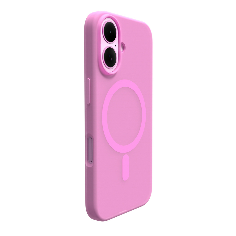 iTok webáruház - Puro Puro Daylight MagSafe szilikon tok iPhone 16 készülékhez (rózsaszín) 2 Puro Daylight MagSafe Silicone Case for iPhone 16 (rózsaszín)