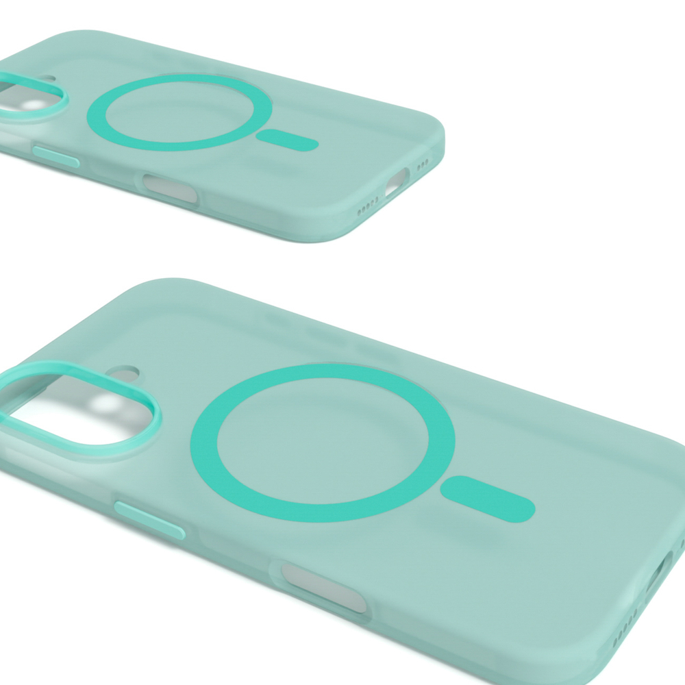 iTok webáruház - Puro Puro Daylight MagSafe szilikon tok iPhone 16 készülékhez (zöld) 3 Puro Daylight MagSafe Silicone Case for iPhone 16 (zöld)