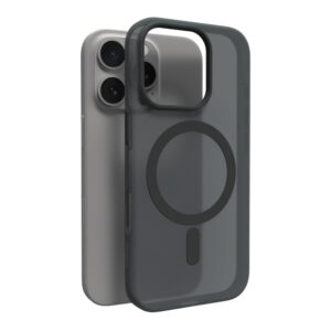 Puro Daylight MagSafe szilikon tok iPhone 16-hoz (fekete)