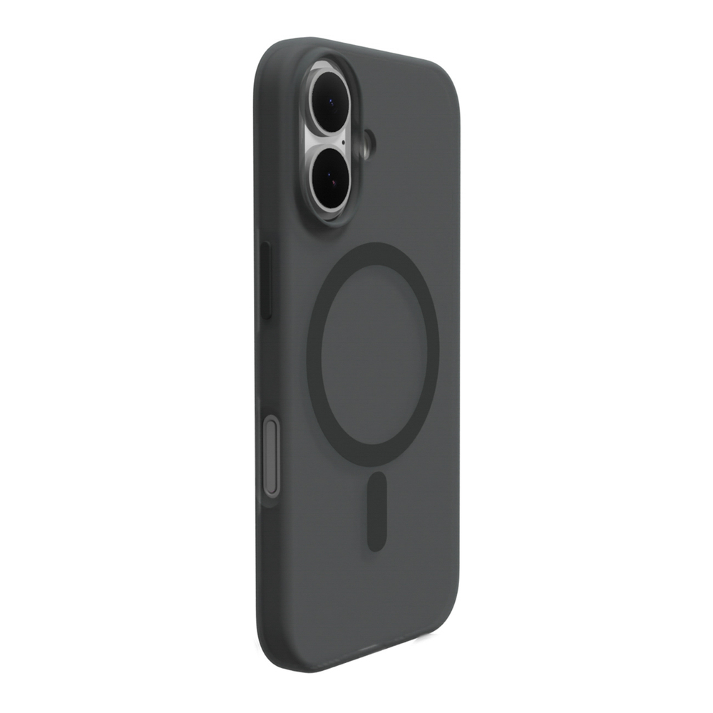 iTok webáruház - Puro Puro Daylight MagSafe szilikon tok iPhone 16-hoz (fekete) 2 Puro Daylight MagSafe Silicone Case for iPhone 16 (fekete)