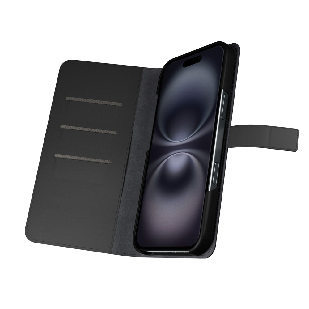 iTok webáruház - Puro Puro Wallet Detachable MagSafe 2 az 1-ben PU műbőr tok mágneses fedéllel és kártyatartóval iPhone 16-hoz (fekete) 8 Puro Wallet Detachable MagSafe 2in1 PU Leather Case with Flap and Wallet for iPhone 16 (fekete)