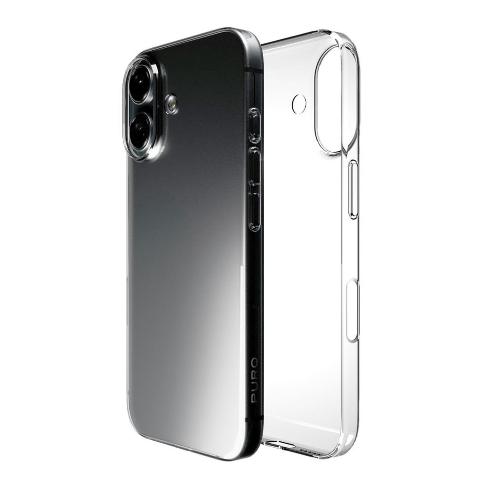 iTok webáruház - Puro Puro 03 Nude szilikon tok iPhone 16 készülékhez (átlátszó) 5 Puro 03 Nude Silicone Case for iPhone 16 (átlátszó)