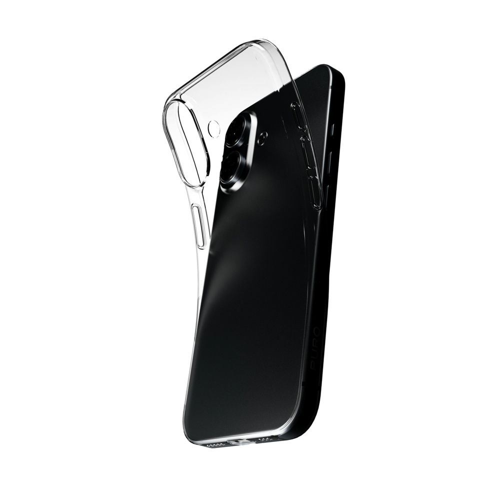 iTok webáruház - Puro Puro 03 Nude szilikon tok iPhone 16 készülékhez (átlátszó) 6 Puro 03 Nude Silicone Case for iPhone 16 (átlátszó)