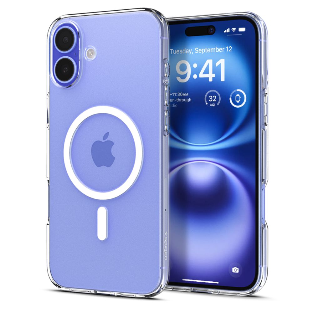 iTok webáruház - Spigen Spigen Liquid Crystal Mag Case MagSafe tok iPhone 16 készülékhez (átlátszó) 2 Spigen Liquid Crystal Mag Case with MagSafe for iPhone 16 (átlátszó)