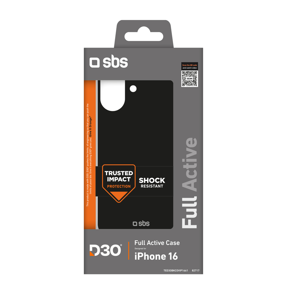 iTok webáruház - SBS SBS Full Active D3O tok iPhone 16-hoz (fekete) 2 SBS Full Active D3O iPhone 16 Case (fekete)