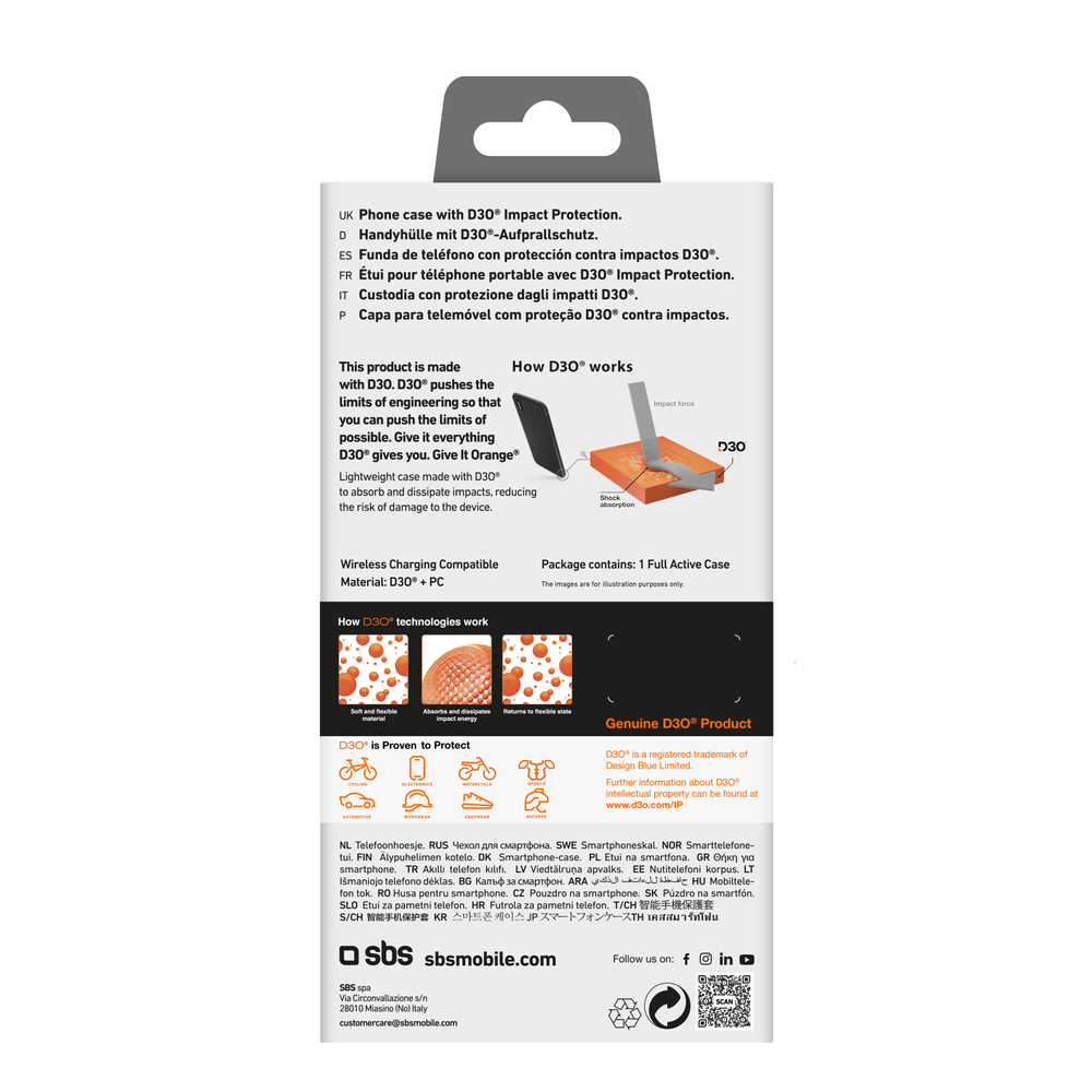 iTok webáruház - SBS SBS Full Active D3O tok iPhone 16-hoz (fekete) 3 SBS Full Active D3O iPhone 16 Case (fekete)