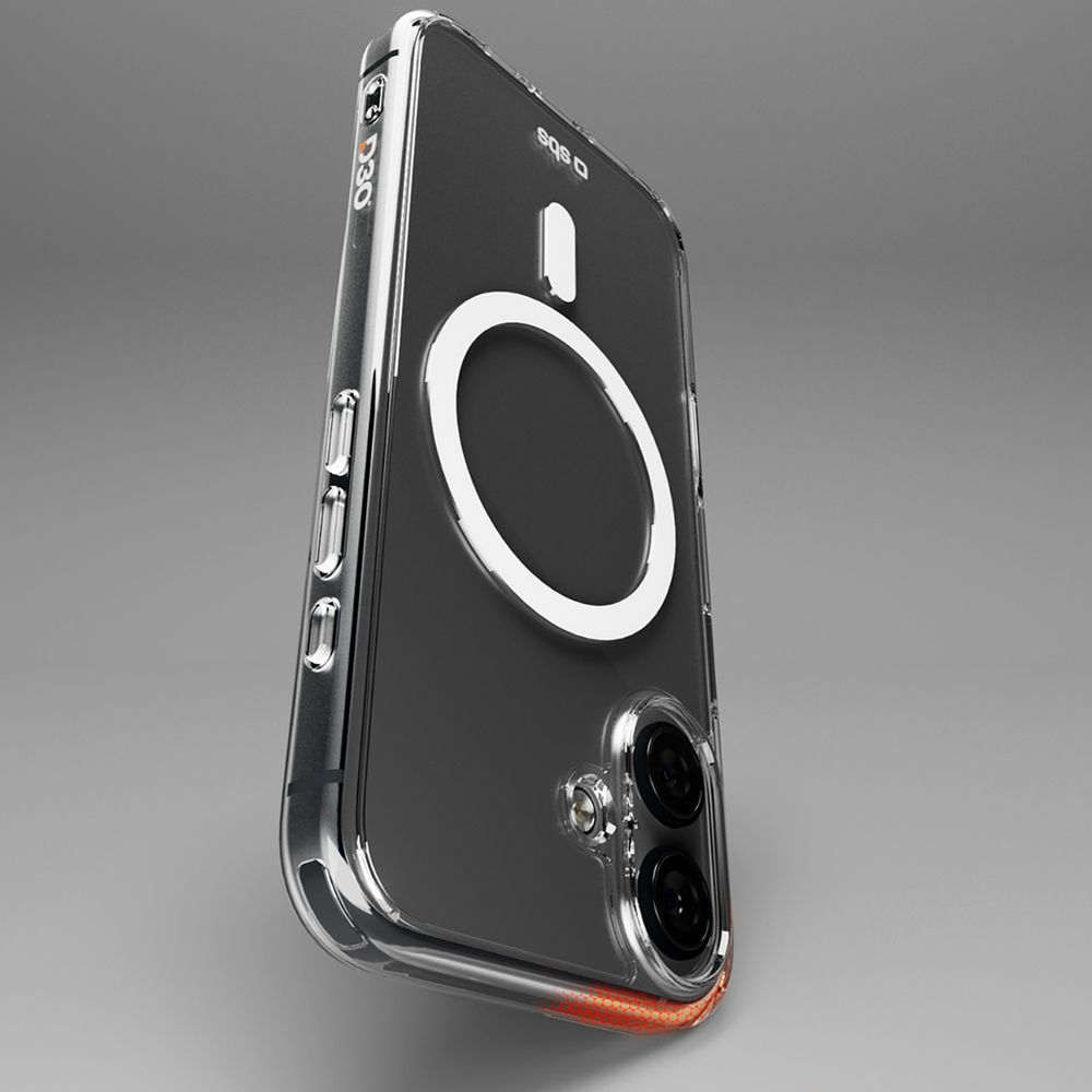 iTok webáruház - SBS SBS Extreme Mag D3O MagSafe tok iPhone 16-hoz (átlátszó) 4 SBS Extreme Mag D3O MagSafe iPhone 16 Case (átlátszó)