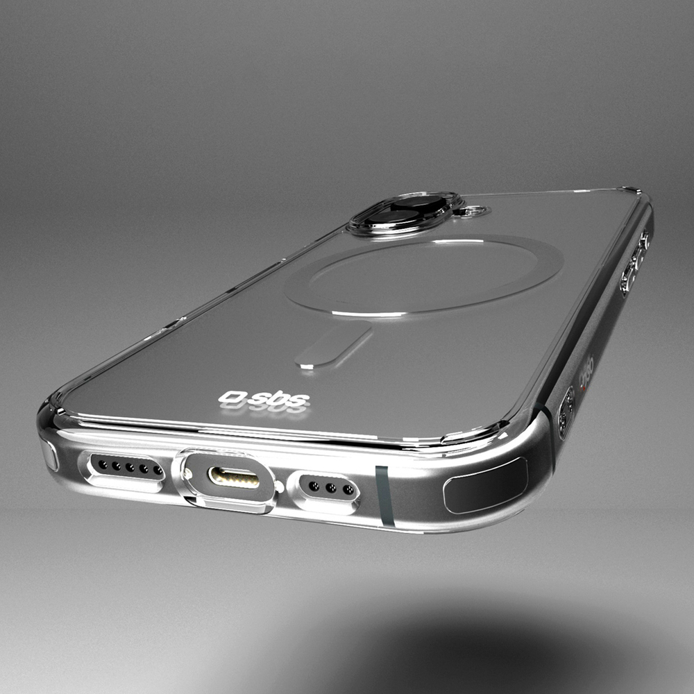 iTok webáruház - SBS SBS Extreme Mag D3O MagSafe tok iPhone 16-hoz (átlátszó) 7 SBS Extreme Mag D3O MagSafe iPhone 16 Case (átlátszó)