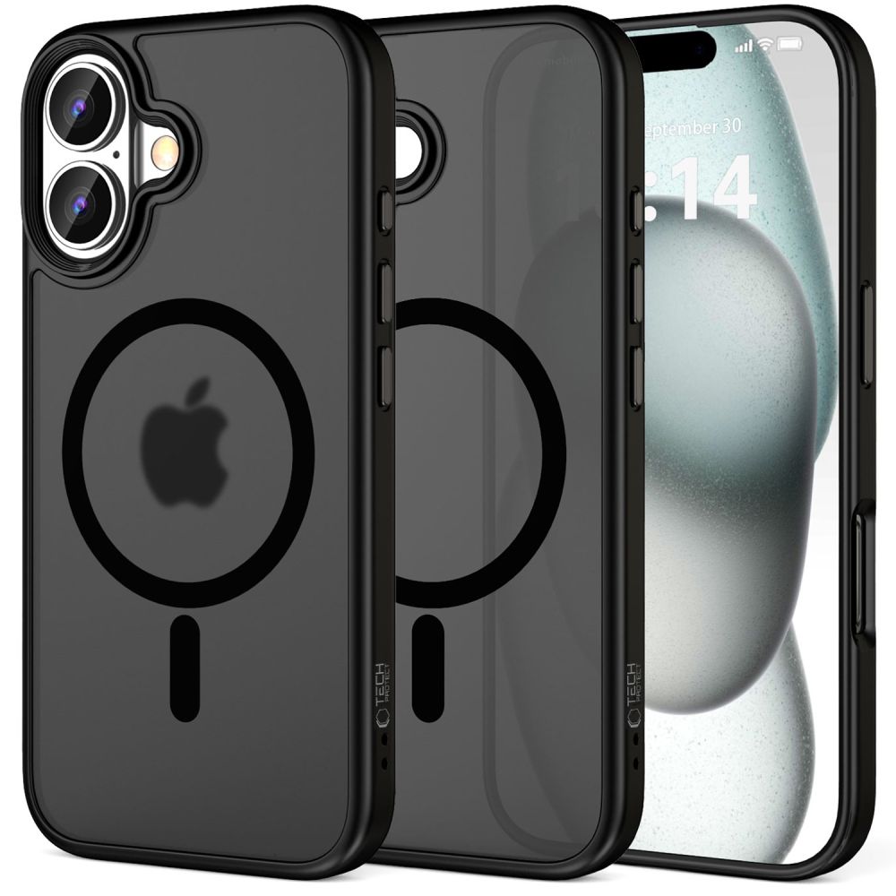 iTok webáruház - Tech-Protect Tech-Protect MagMat MagSafe tok iPhone 16-hoz (fekete) 1 Tech-Protect MagMat MagSafe iPhone 16 Case (fekete)