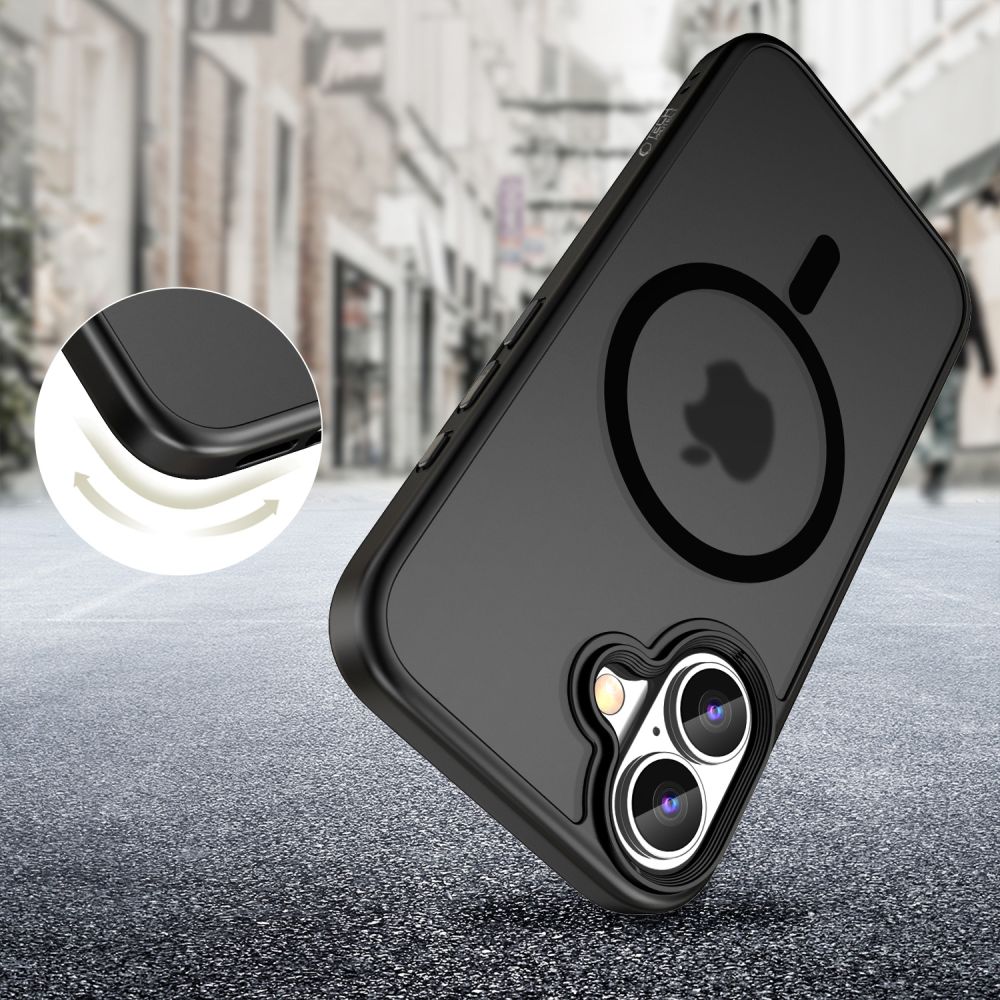 iTok webáruház - Tech-Protect Tech-Protect MagMat MagSafe tok iPhone 16-hoz (fekete) 5 Tech-Protect MagMat MagSafe iPhone 16 Case (fekete)