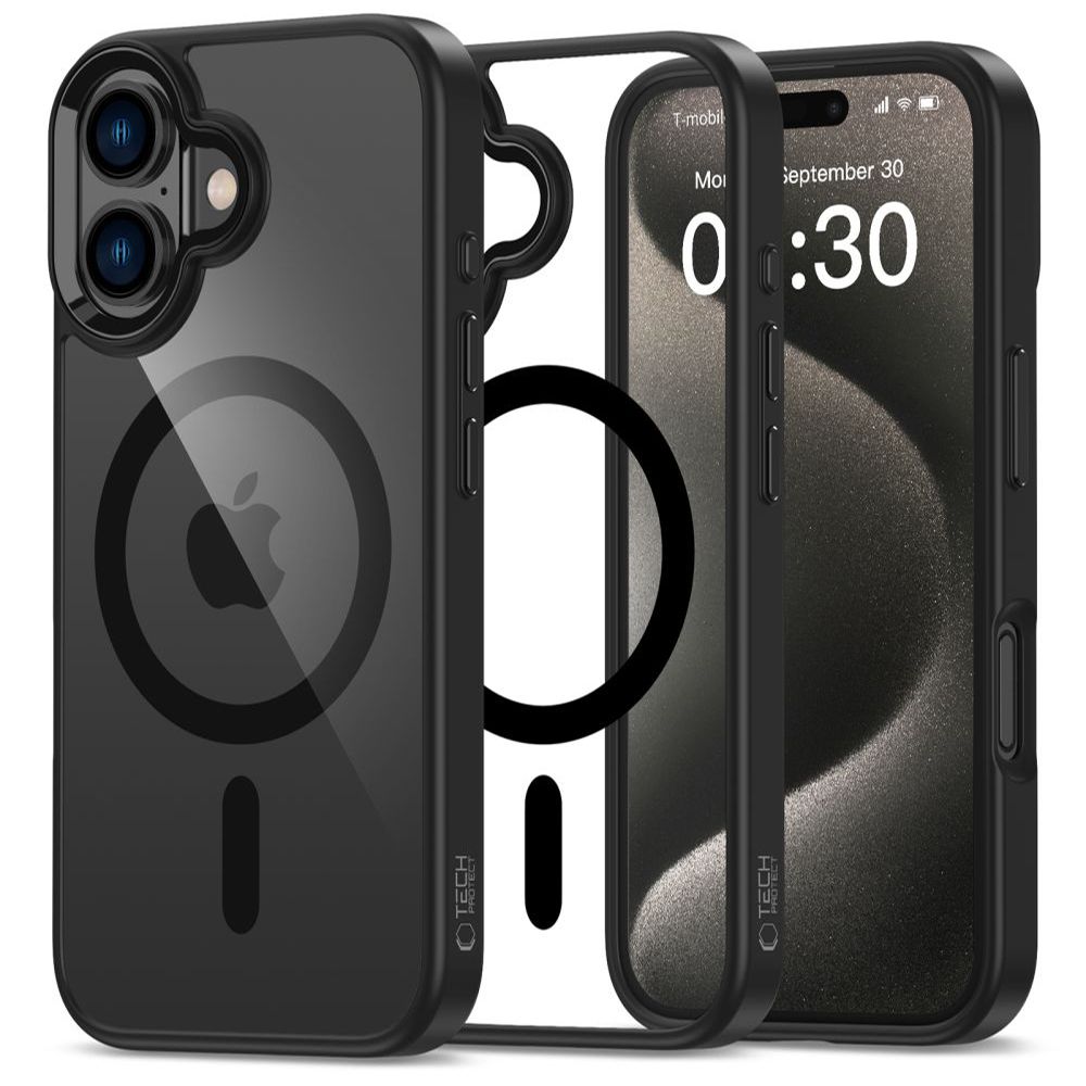 iTok webáruház - Tech-Protect Tech-Protect MagMat MagSafe tok iPhone 16 készülékhez (átlátszó) 1 Tech-Protect MagMat MagSafe iPhone 16 Case (átlátszó)