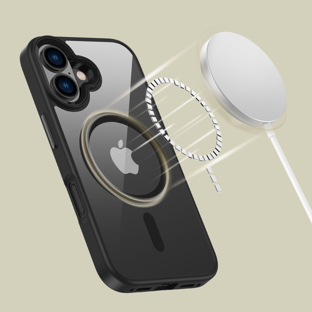 iTok webáruház - Tech-Protect Tech-Protect MagMat MagSafe tok iPhone 16 készülékhez (átlátszó) 3 Tech-Protect MagMat MagSafe iPhone 16 Case (átlátszó)