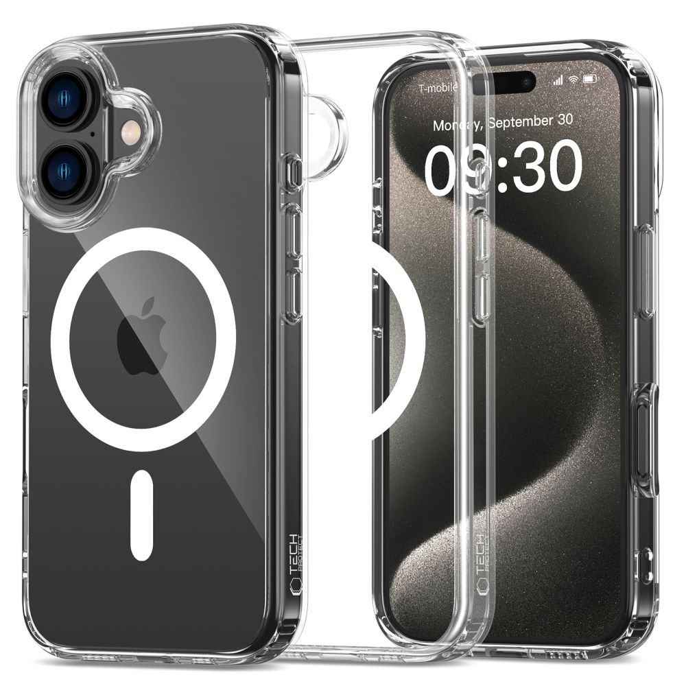 iTok webáruház - Tech-Protect Tech-Protect FlexAir Hybrid MagSafe tok iPhone 16 készülékhez (átlátszó) 1 Tech-Protect FlexAir Hybrid MagSafe iPhone 16 Case (átlátszó)