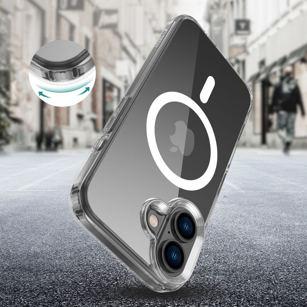 iTok webáruház - Tech-Protect Tech-Protect FlexAir Hybrid MagSafe tok iPhone 16 készülékhez (átlátszó) 2 Tech-Protect FlexAir Hybrid MagSafe iPhone 16 Case (átlátszó)