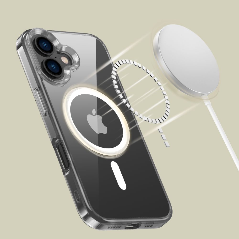 iTok webáruház - Tech-Protect Tech-Protect FlexAir Hybrid MagSafe tok iPhone 16 készülékhez (átlátszó) 5 Tech-Protect FlexAir Hybrid MagSafe iPhone 16 Case (átlátszó)