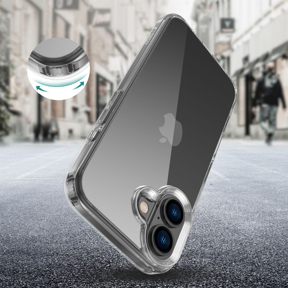 iTok webáruház - Tech-Protect Tech-Protect FlexAir Hybrid tok iPhone 16-hoz (átlátszó) 2 Tech-Protect FlexAir Hybrid Case for iPhone 16 (átlátszó)