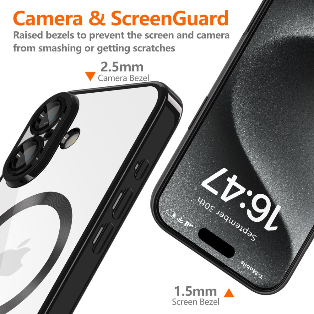 iTok webáruház - Tech-Protect Tech-Protect MagFlex MagSafe tok iPhone 16 készülékhez (fekete) 4 Tech-Protect MagFlex MagSafe iPhone 16 Case (fekete)