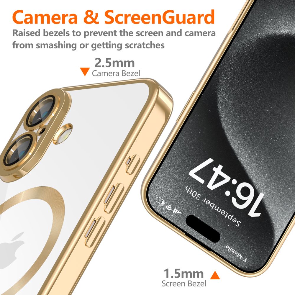 iTok webáruház - Tech-Protect Tech-Protect MagFlex MagSafe tok iPhone 16 készülékhez (arany) 4 Tech-Protect MagFlex MagSafe iPhone 16 Case (arany)
