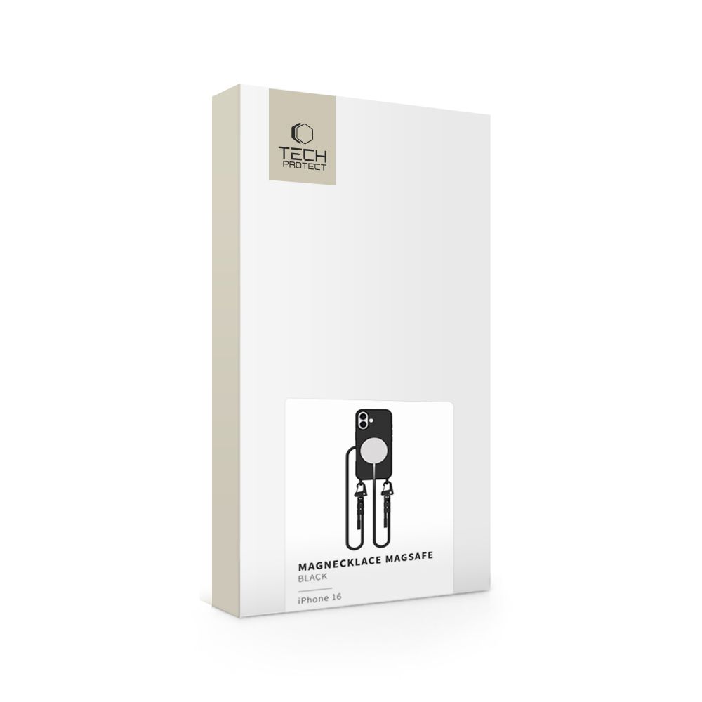 iTok webáruház - Tech-Protect Tech-Protect MagNecklace MagSafe tok iPhone 16-hoz (fekete) 3 Tech-Protect MagNecklace MagSafe iPhone 16 Case (fekete)