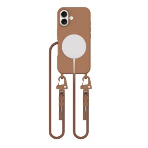 Tech-Protect MagNecklace MagSafe tok iPhone 16-hoz (barna)