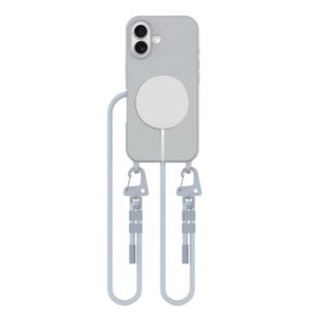 Tech-Protect MagNecklace MagSafe tok iPhone 16-hoz (szürke)