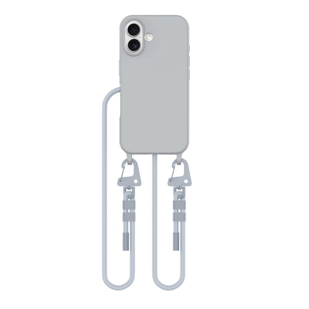 iTok webáruház - Tech-Protect Tech-Protect MagNecklace MagSafe tok iPhone 16-hoz (szürke) 2 Tech-Protect MagNecklace MagSafe iPhone 16 Case (szürke)