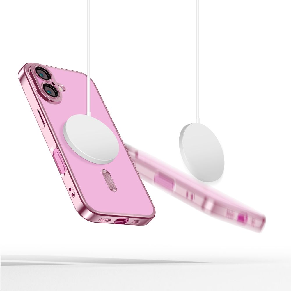 iTok webáruház - Tech-Protect Tech-Protect MagFlex MagSafena iPhone 16 tok (átlátszó / rózsaszín) 5 Tech-Protect MagFlex MagSafena iPhone 16 Case (átlátszó / rózsaszín)