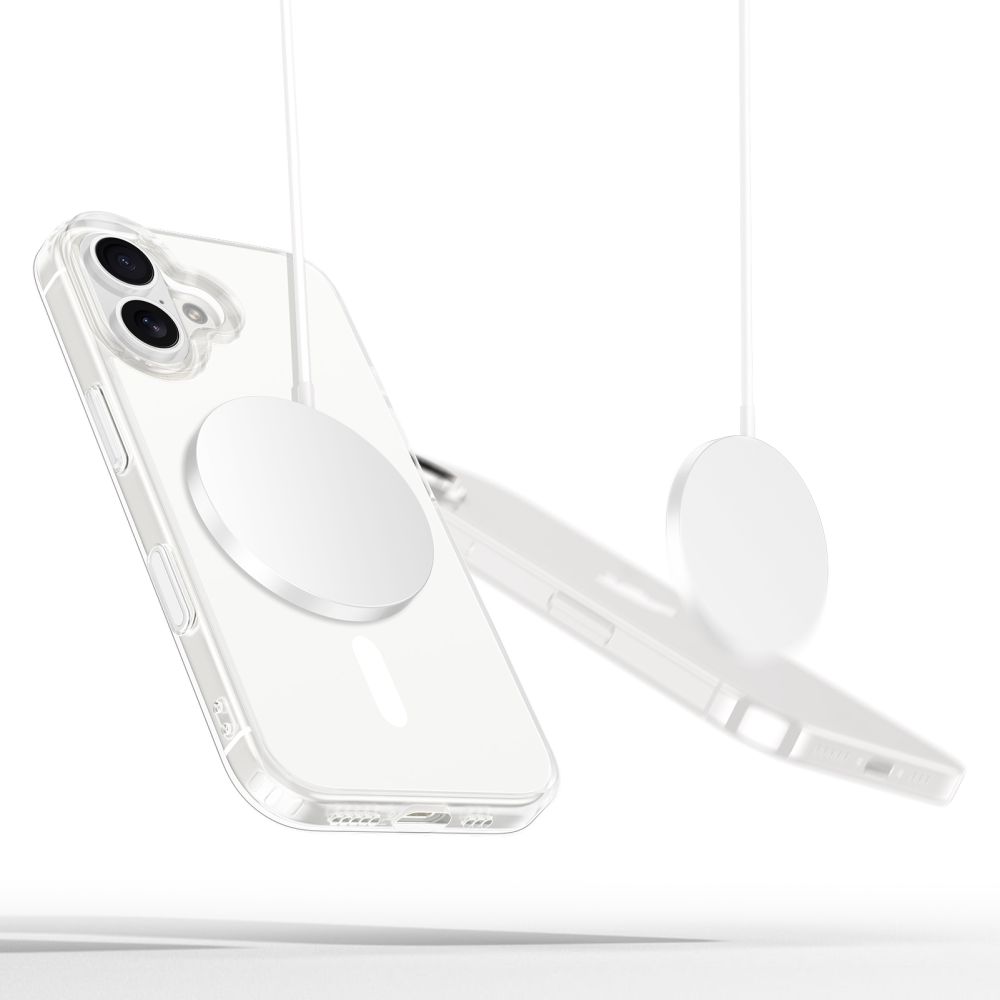 iTok webáruház - Tech-Protect Tech-Protect Flexair Hybrid CC MagSafe iPhone 16 tok (átlátszó) 3 Tech-Protect Flexair Hybrid CC Magsafe iPhone 16 Case (átlátszó)